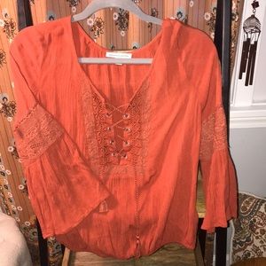 American Eagle boho blouse